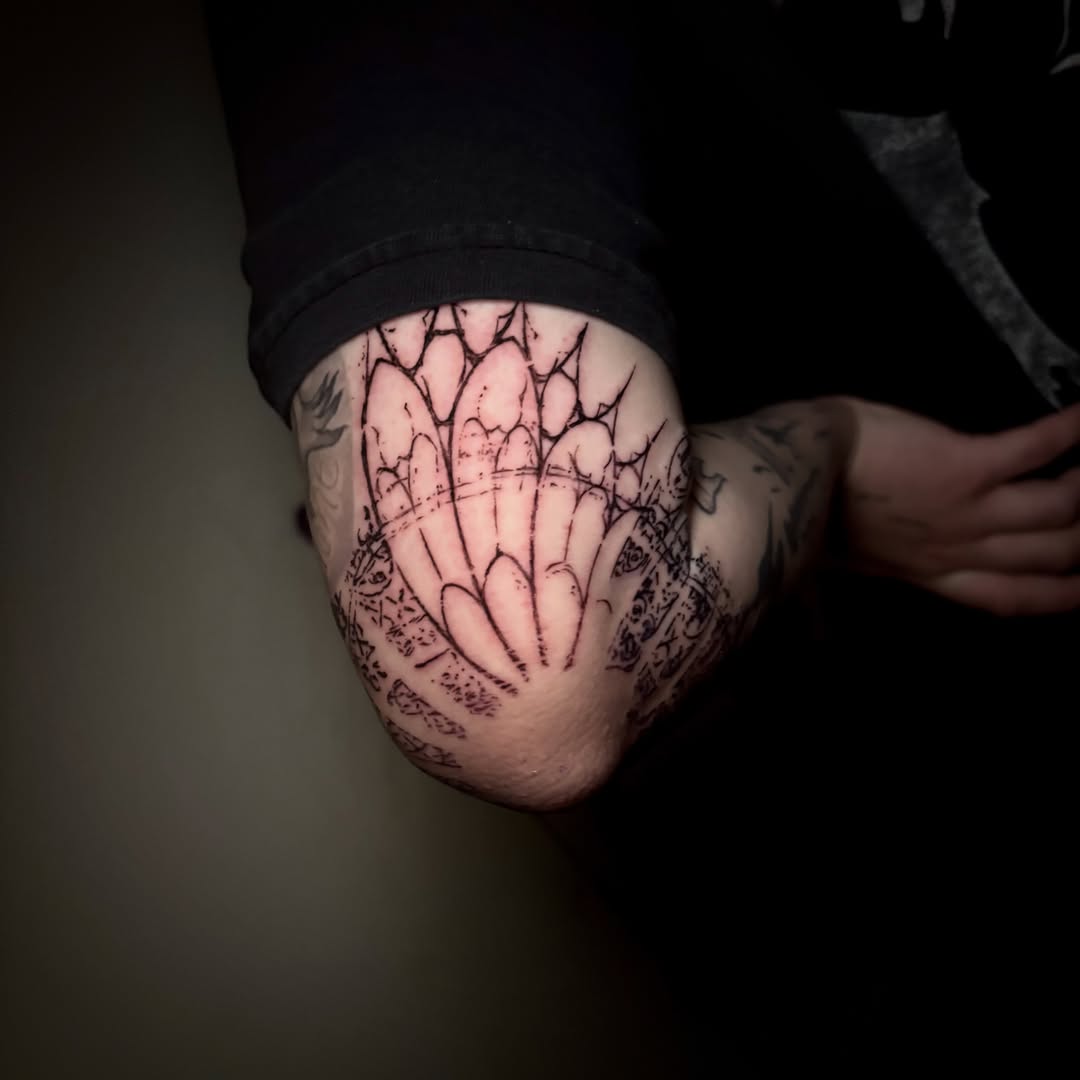 Tattoo by @unknownliquids — geometric, ornamental