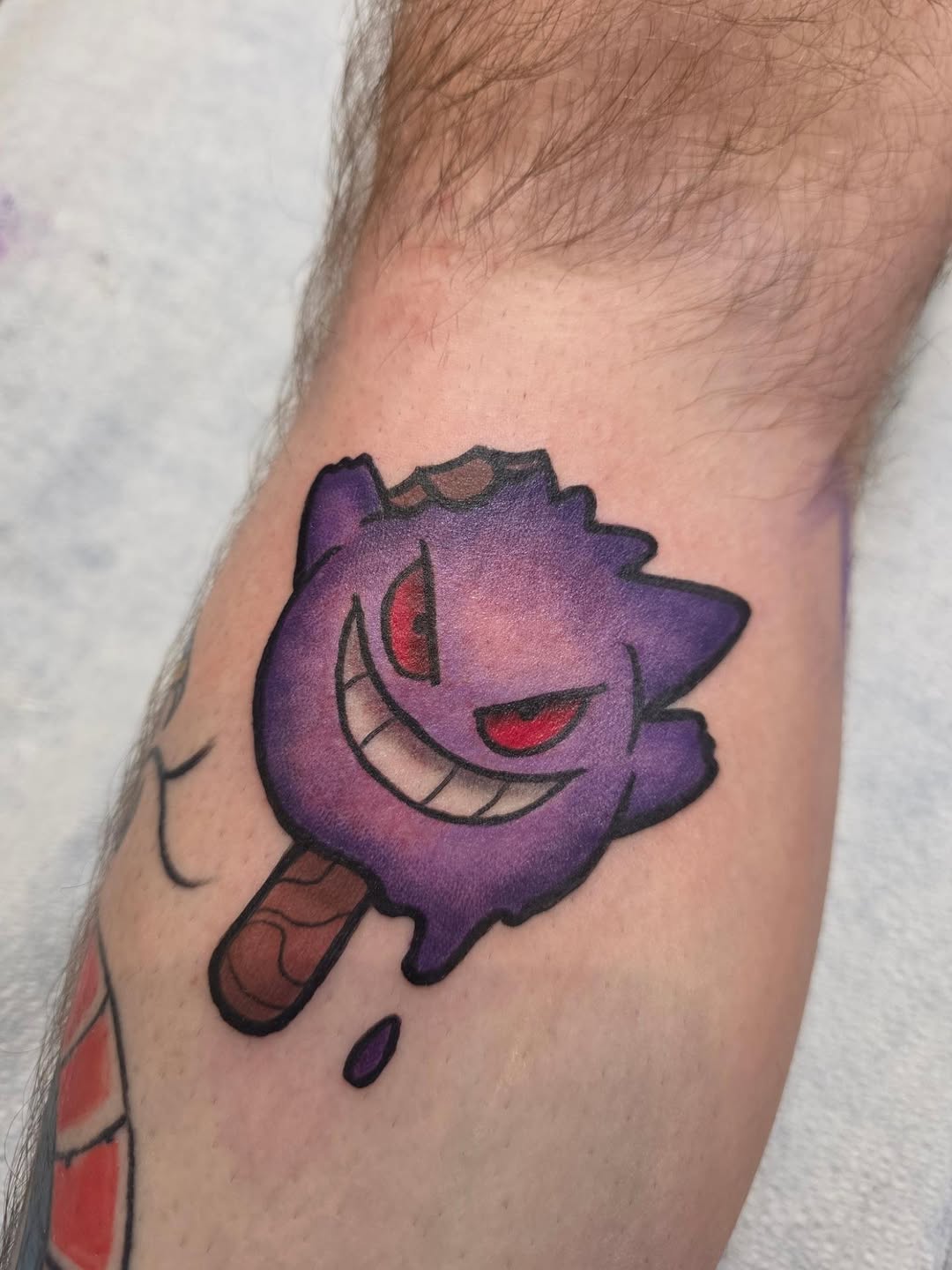 Tattoo by @embermoontattoos โ new_school, anime