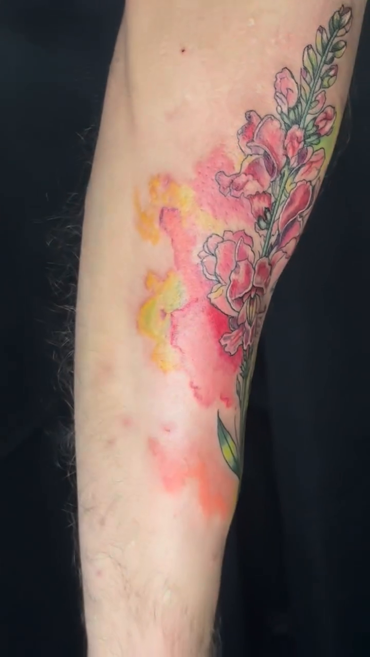 Tattoo by @m.fioretattoo β watercolor