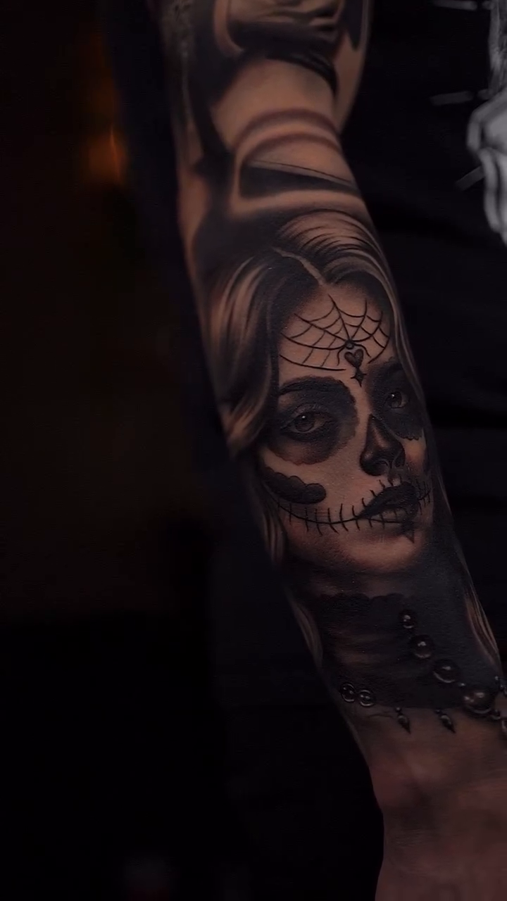 Tattoo by @chrisraymyerstats β realism, black_and_grey