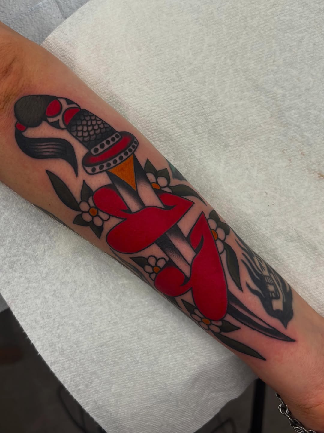 Tattoo by @cleepstattoo — american_traditional, illustrative