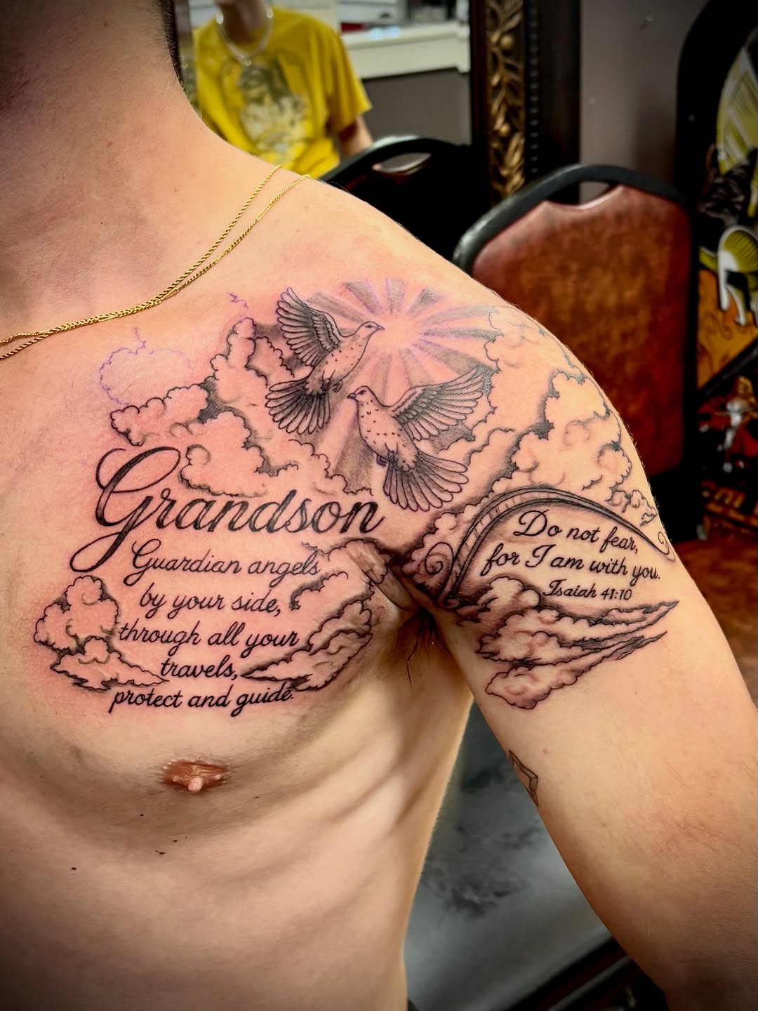 Tattoo by @tattoosbythomgreen — lettering_script