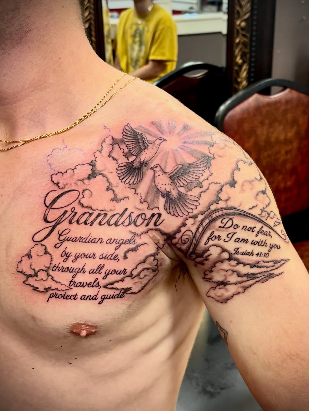Tattoo by @tattoosbythomgreen — lettering_script
