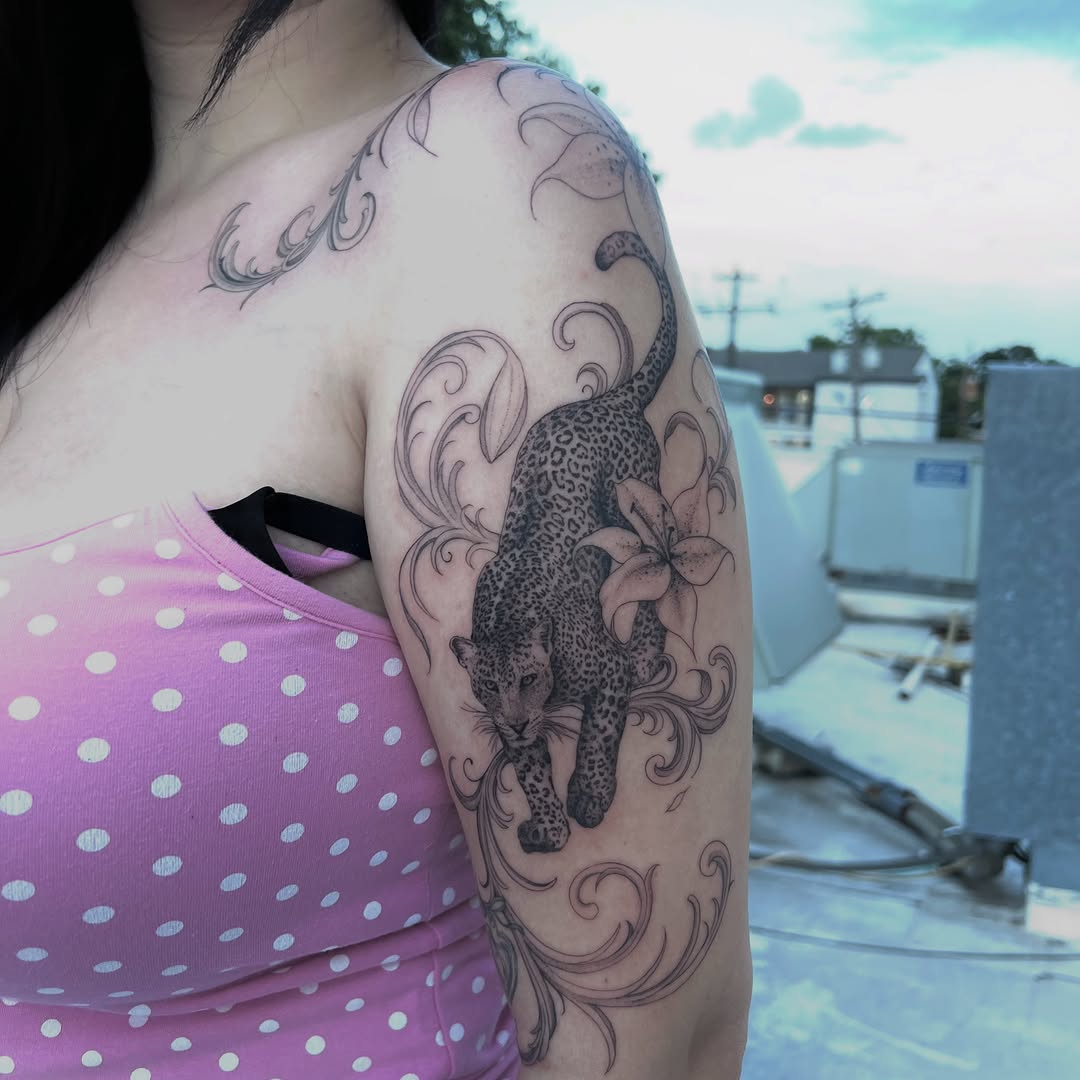 Tattoo by @syikotattoo — realism, black_and_grey