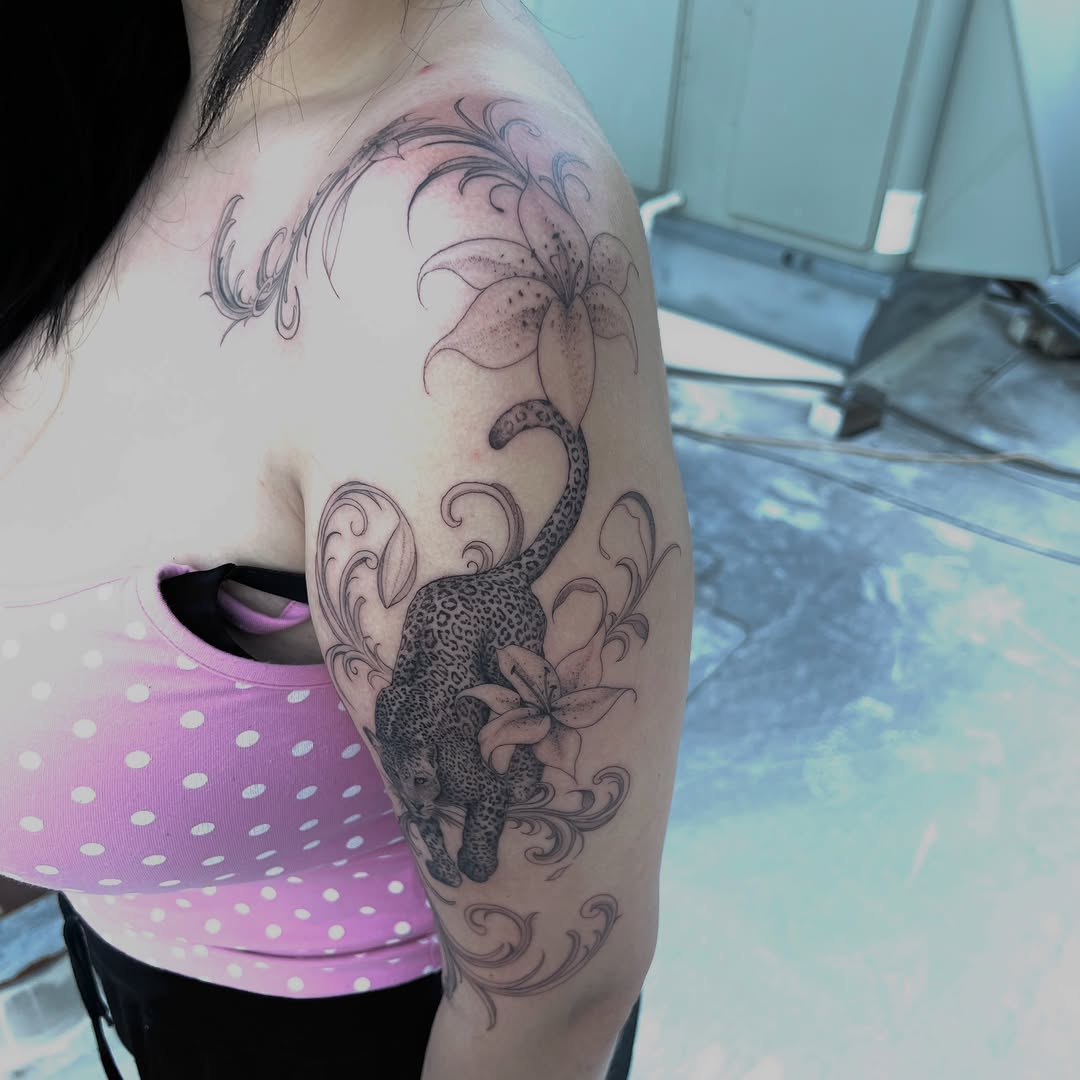 Tattoo by @syikotattoo — black_and_grey, illustrative