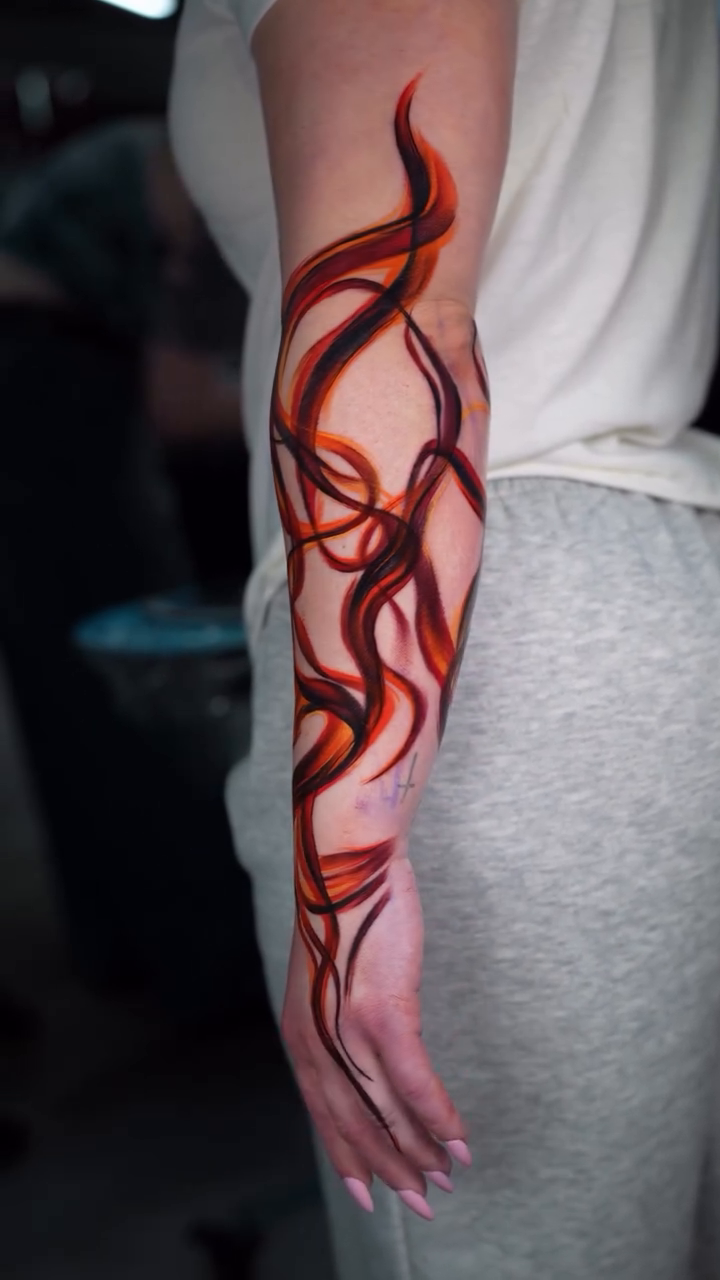 Tattoo by @inkwarden_clt — abstract