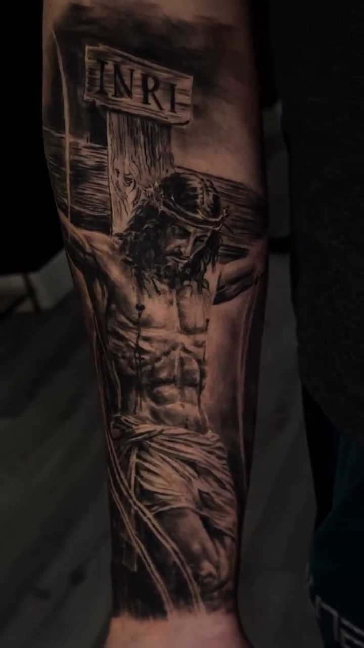 Tattoo by @_ambitiousdreamer — realism, black_and_grey