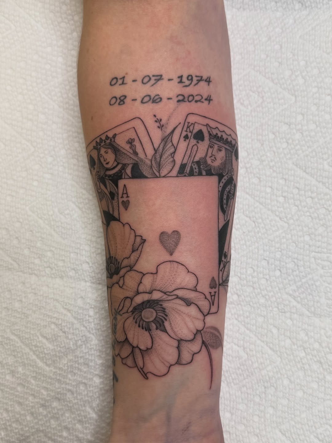 Tattoo by @lainey_tattoos — dotwork