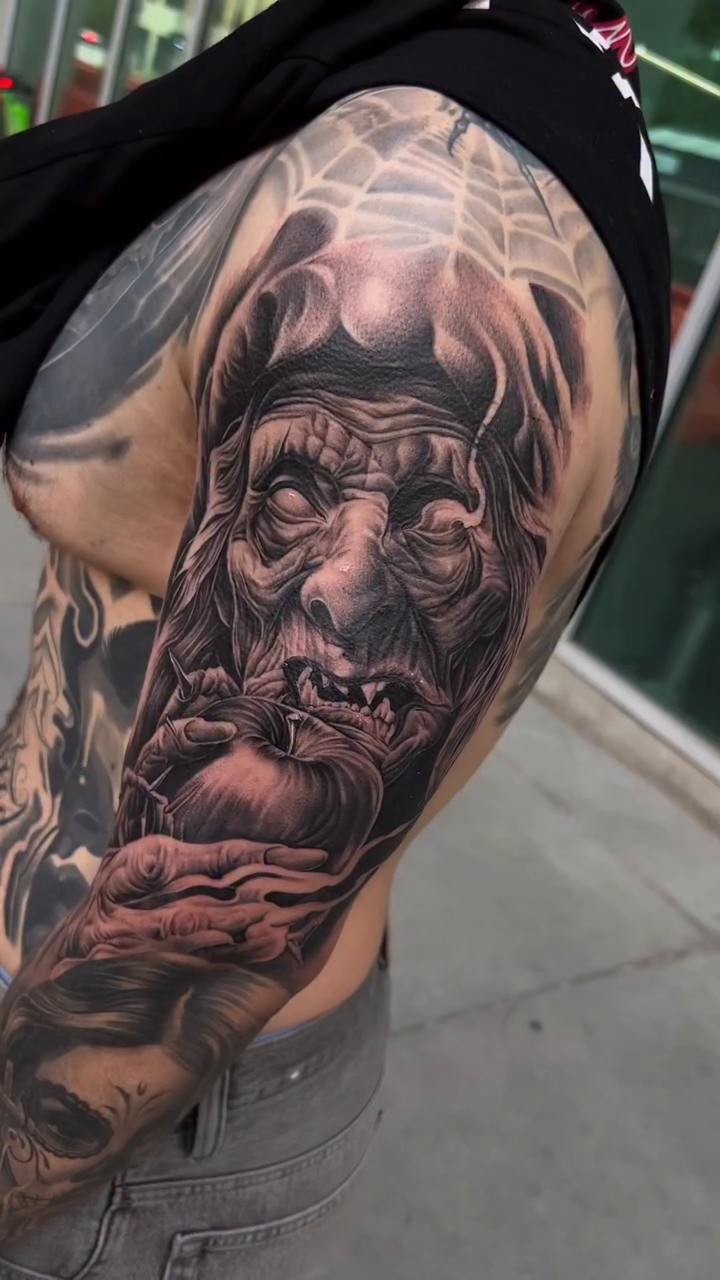 Tattoo by @boha_tattoos — realism, black_and_grey