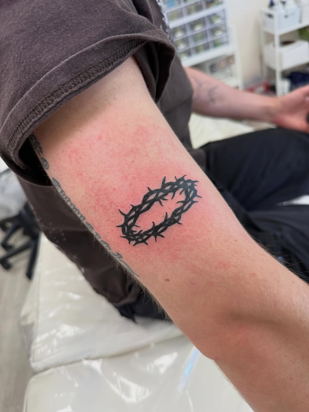Tattoo by @peachytats.atl โ blackwork
