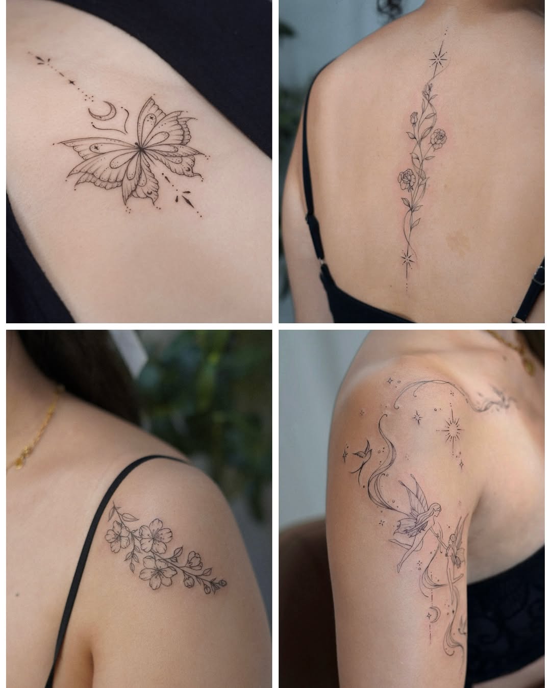 Tattoo by @aya_art.ink β fine_line, minimalist