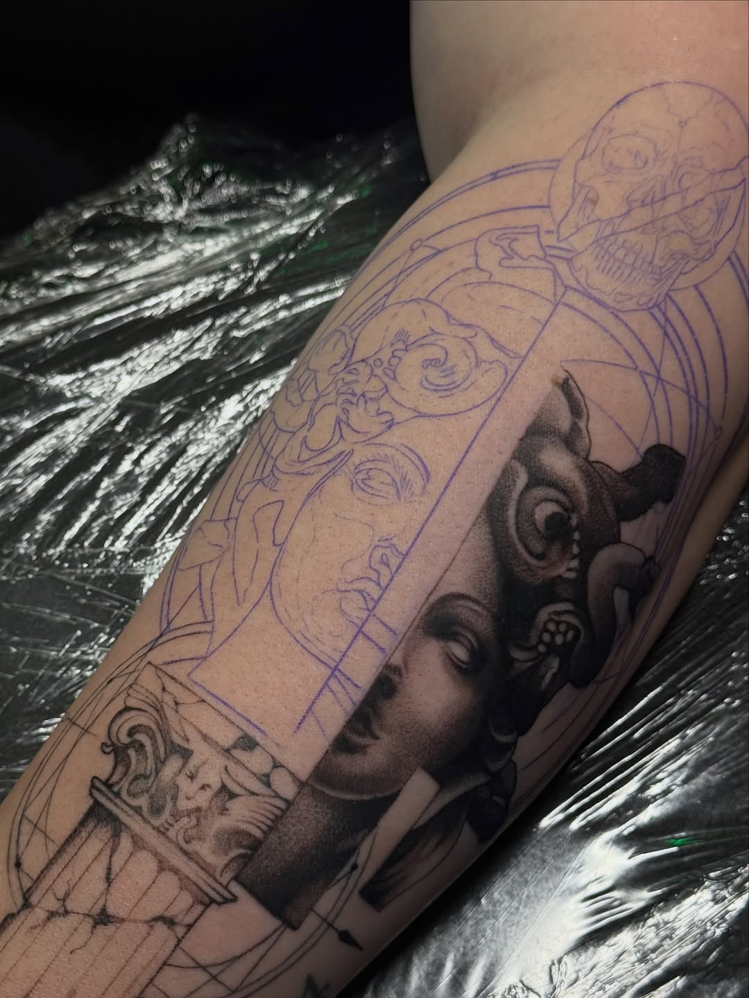 Tattoo by @medusas.ink.co — realism, black_and_grey