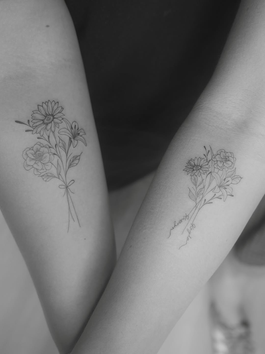Tattoo by @holly.tatts — fine_line, lettering_script