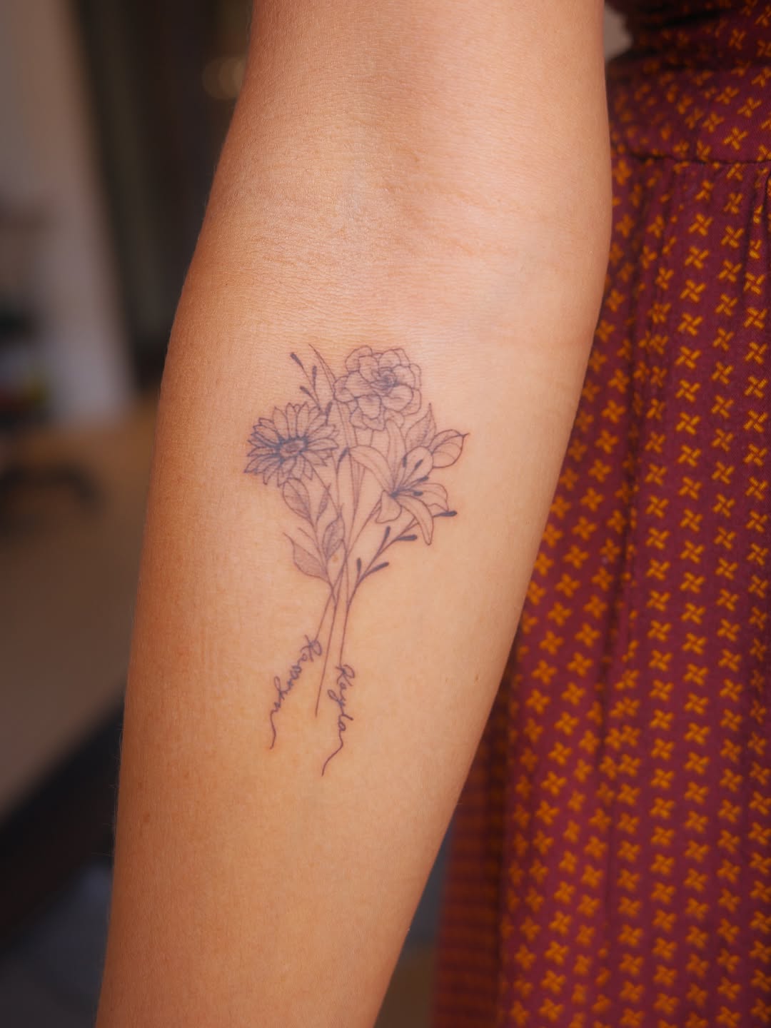 Tattoo by @holly.tatts — fine_line, lettering_script