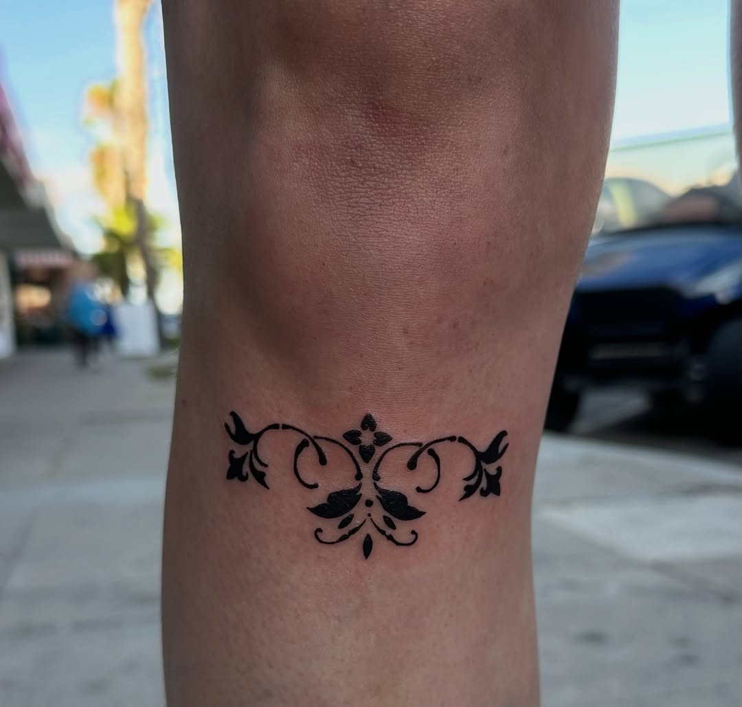 Tattoo by @cherryxtats β blackwork, ornamental