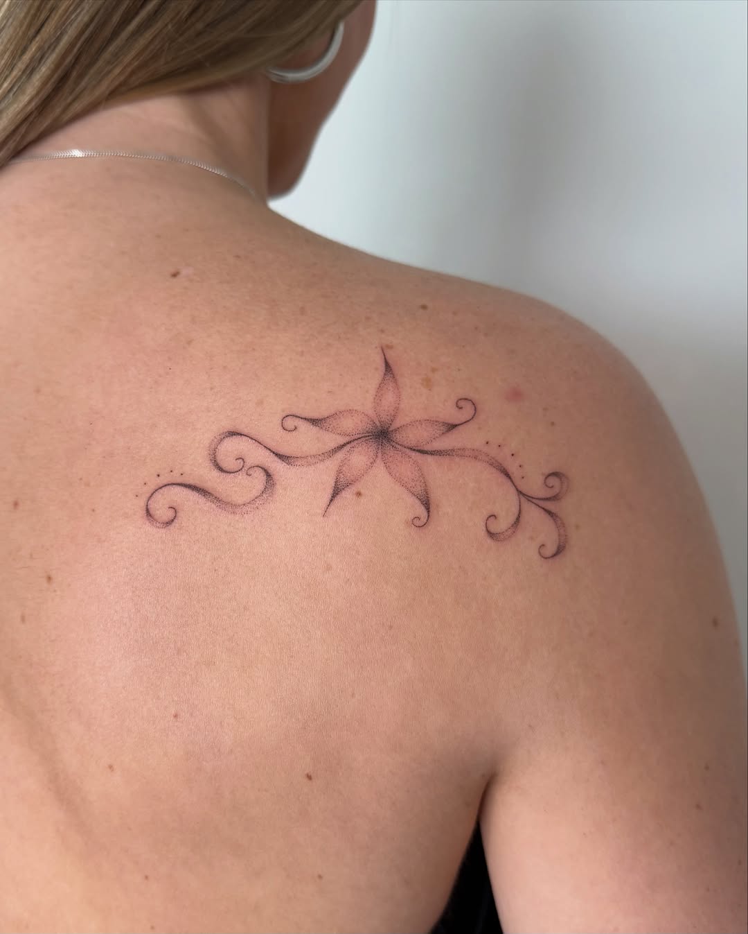 Tattoo by @so0mps — fine_line, dotwork