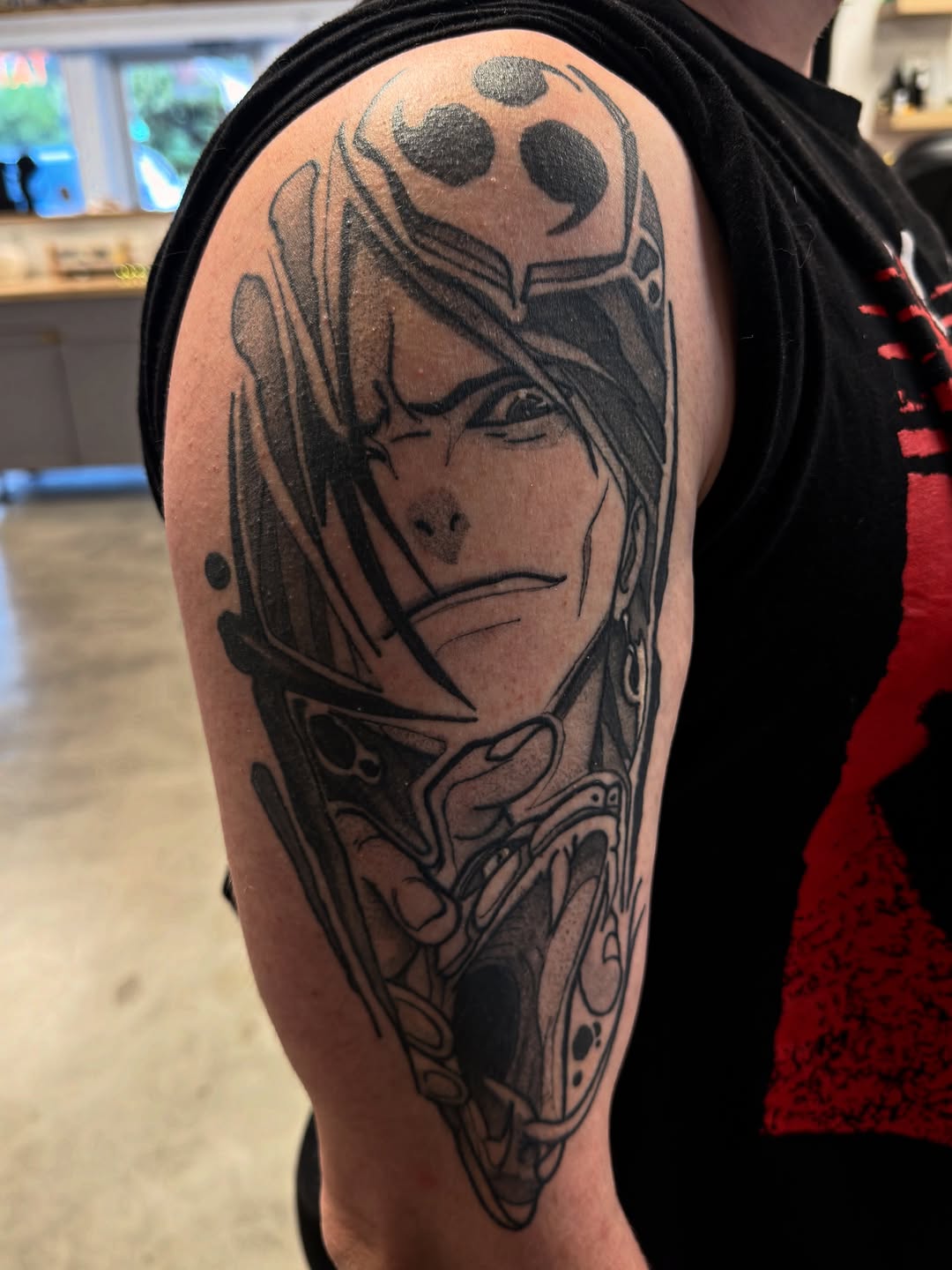 Tattoo by @thisismyempire — black_and_grey