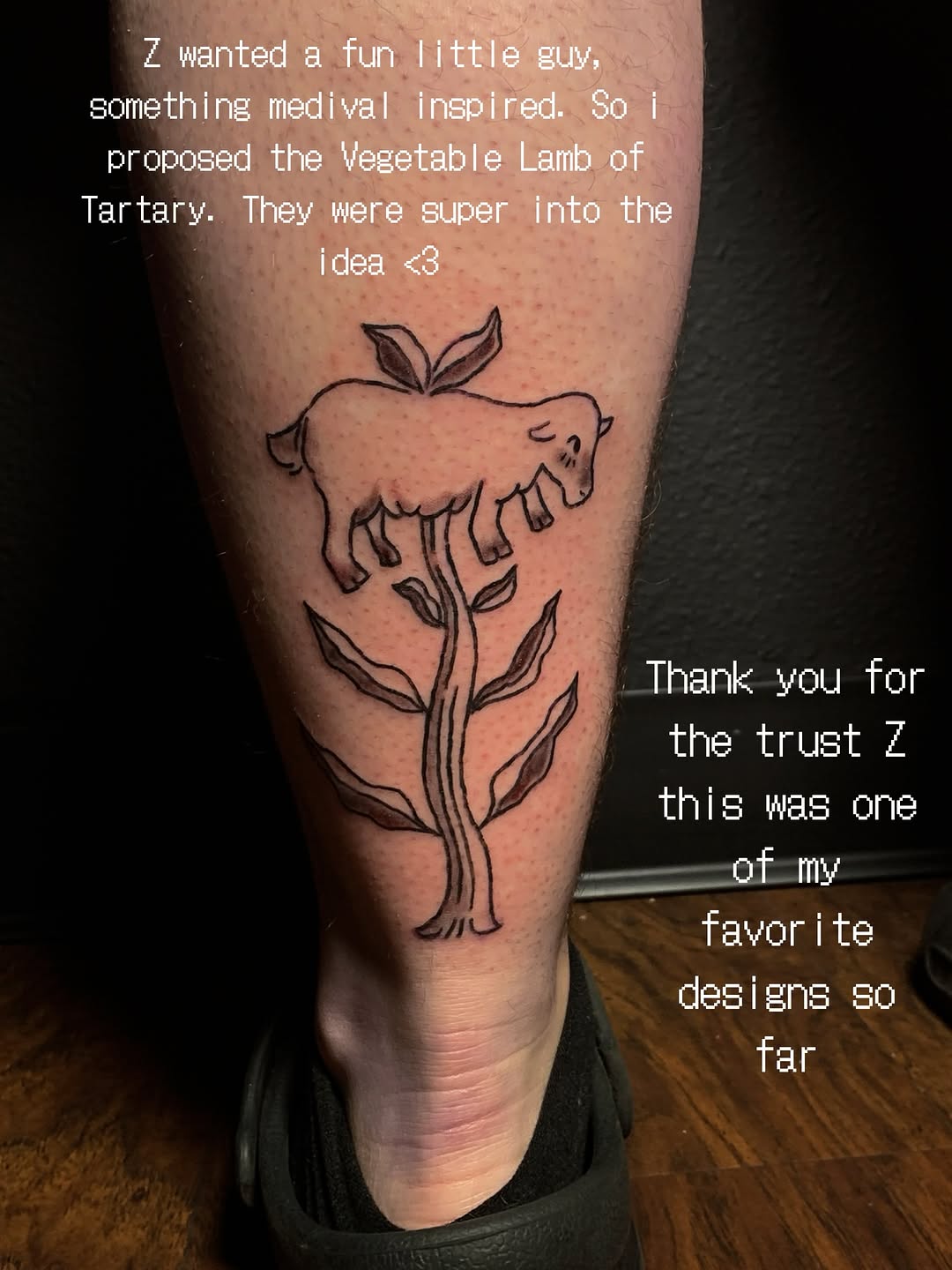 Tattoo by @dothetricktattoo — blackwork