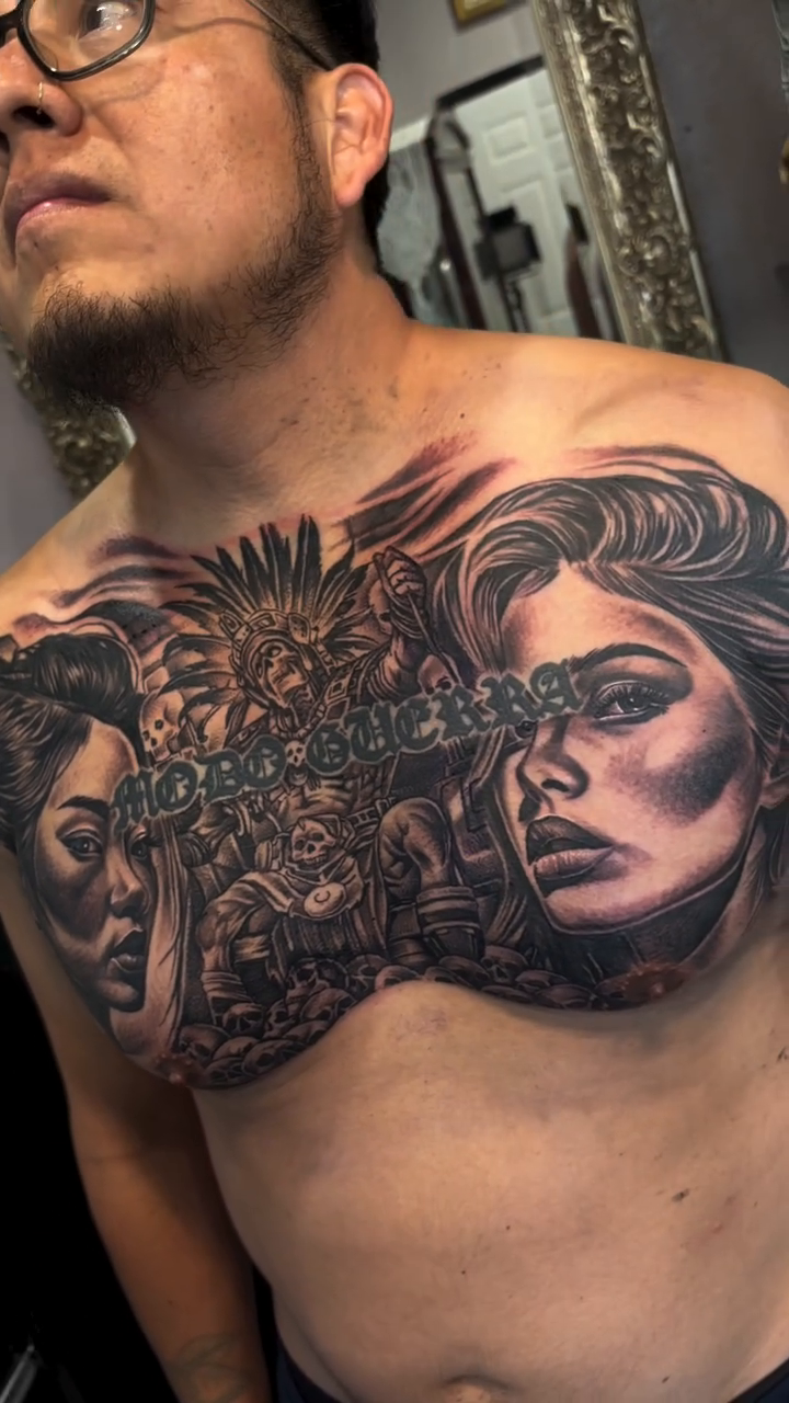 Tattoo by @mikeandinkk — black_and_grey, realism