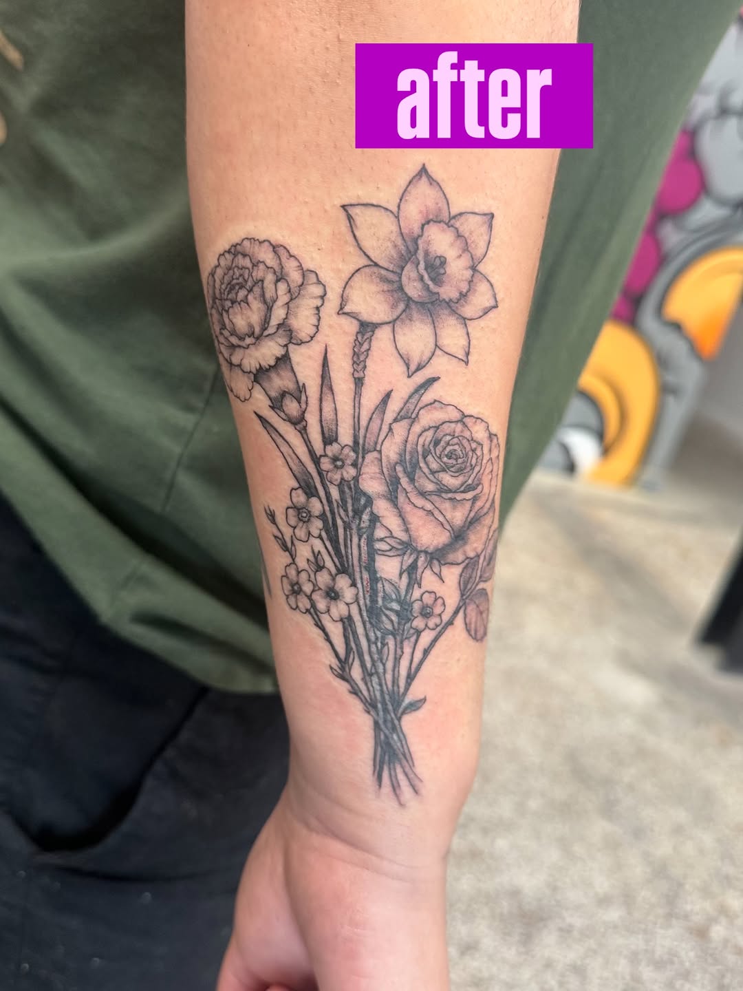 Tattoo by @cherrypoppingchuck — illustrative, black_and_grey