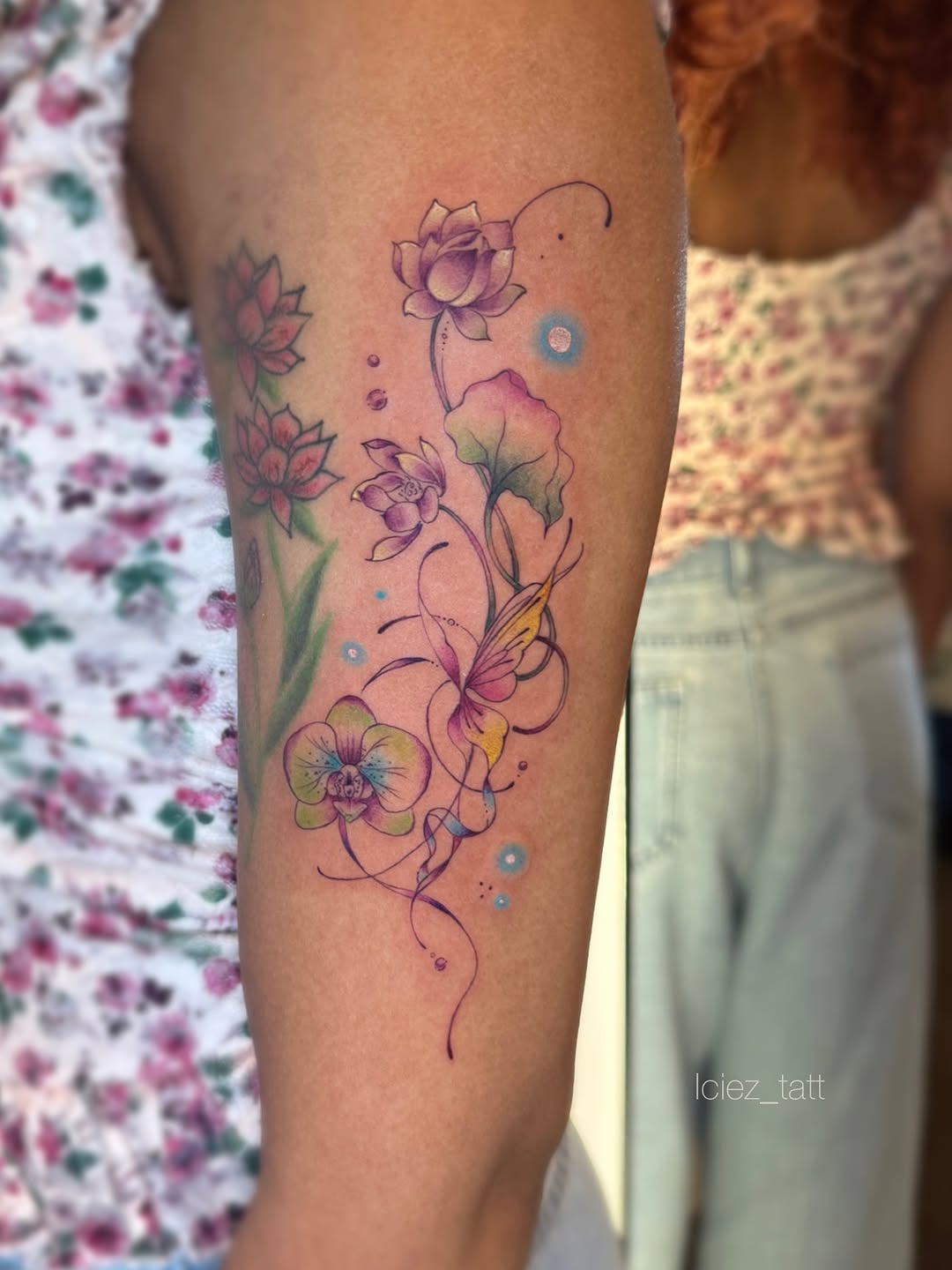 Tattoo by @iciez_tatt β fine_line, watercolor