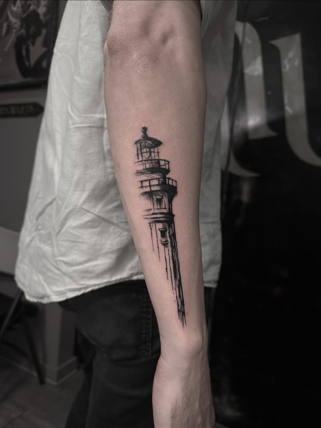 Tattoo by @mkltattoos — blackwork