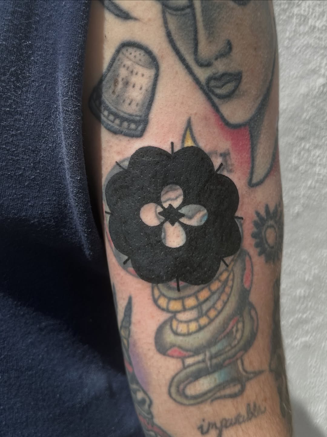 Tattoo by @sean.chill — blackwork