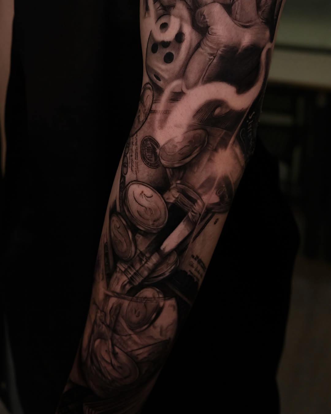 Tattoo by @gisoo.tat β realism, black_and_grey