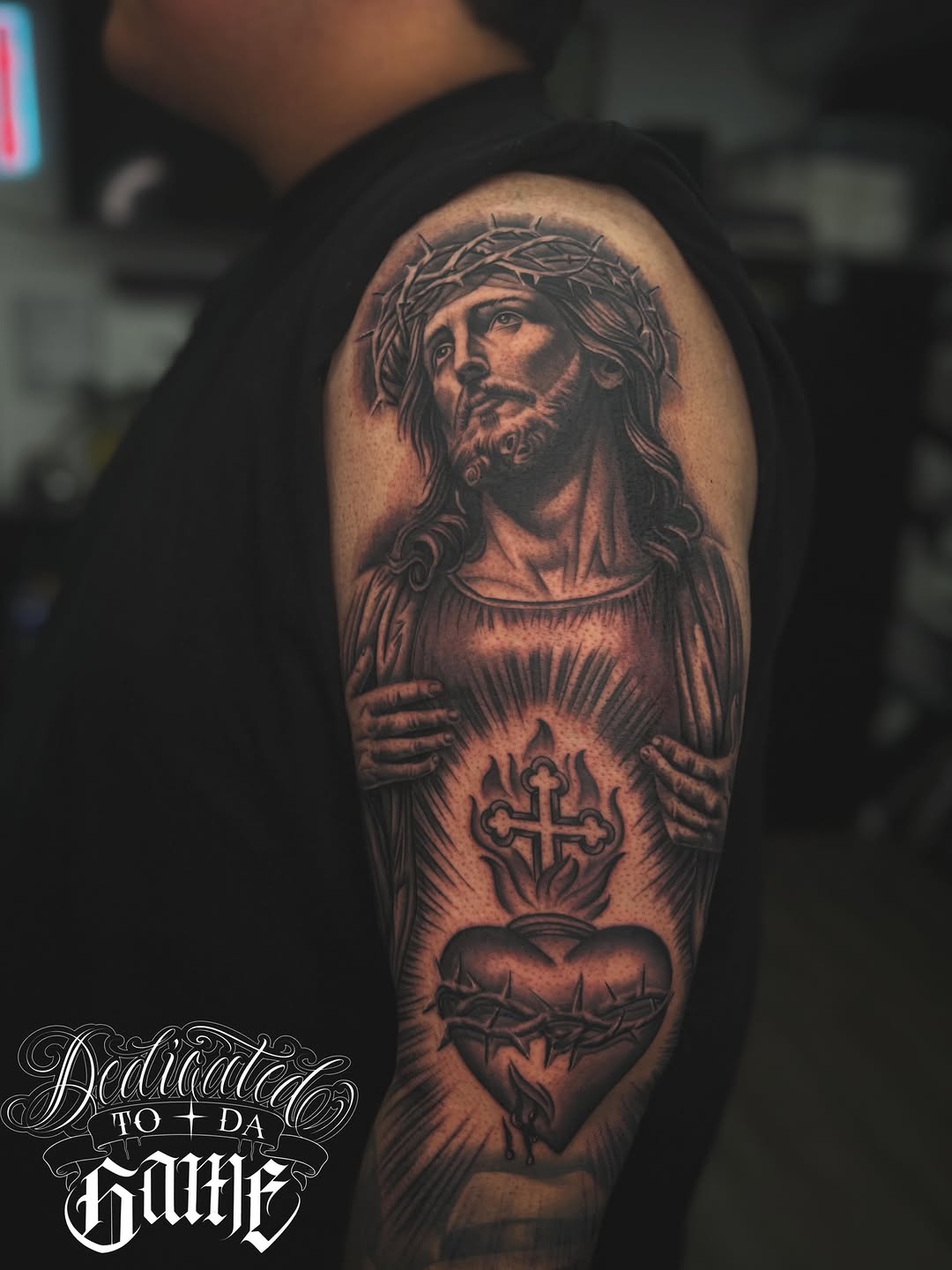 Tattoo by @_lostats_ — realism, black_and_grey