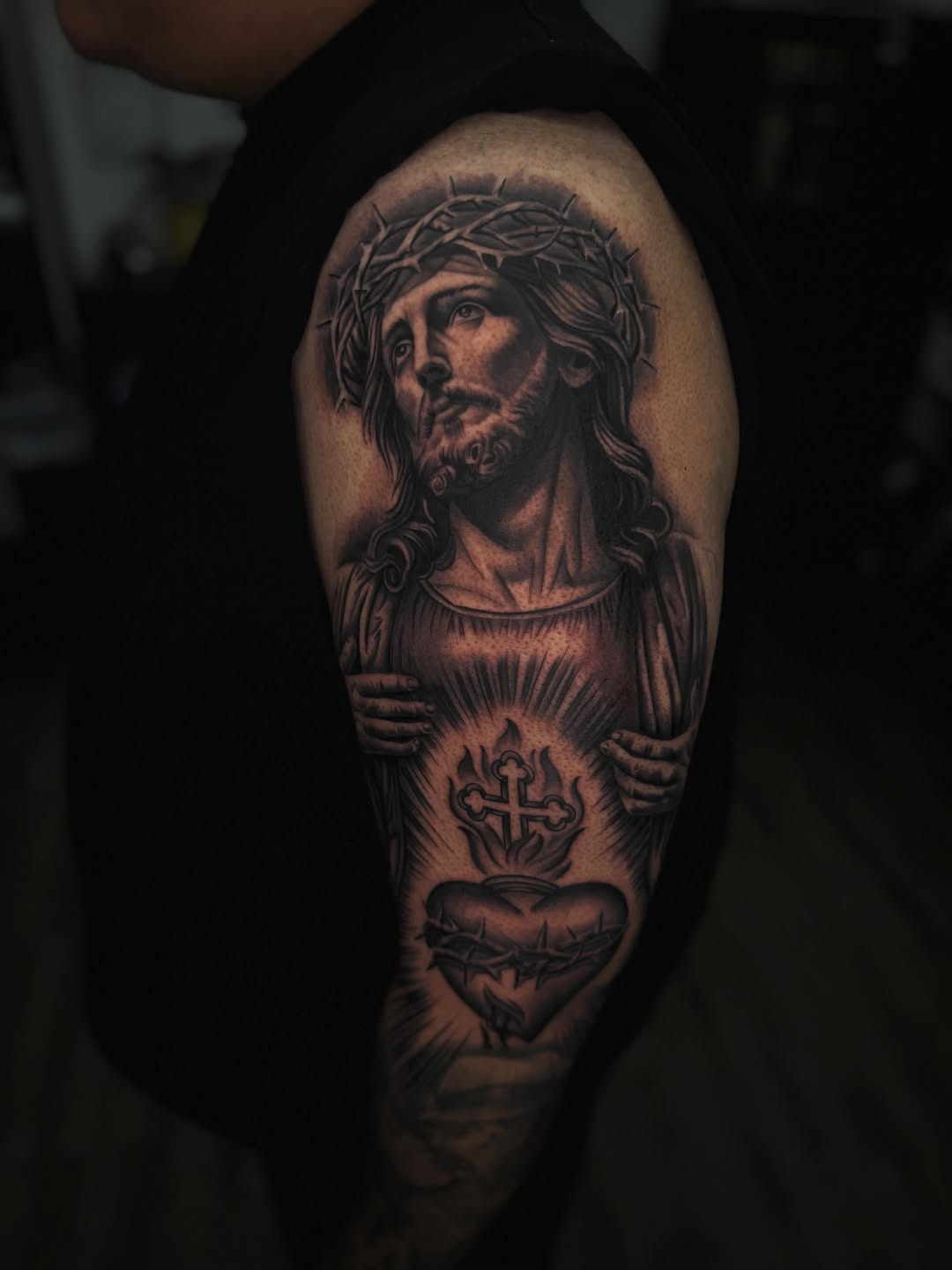 Tattoo by @_lostats_ — realism, black_and_grey