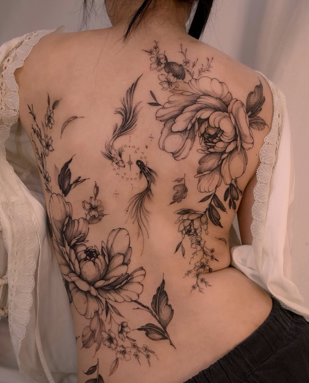 Tattoo by @joyxtattoo — illustrative, black_and_grey