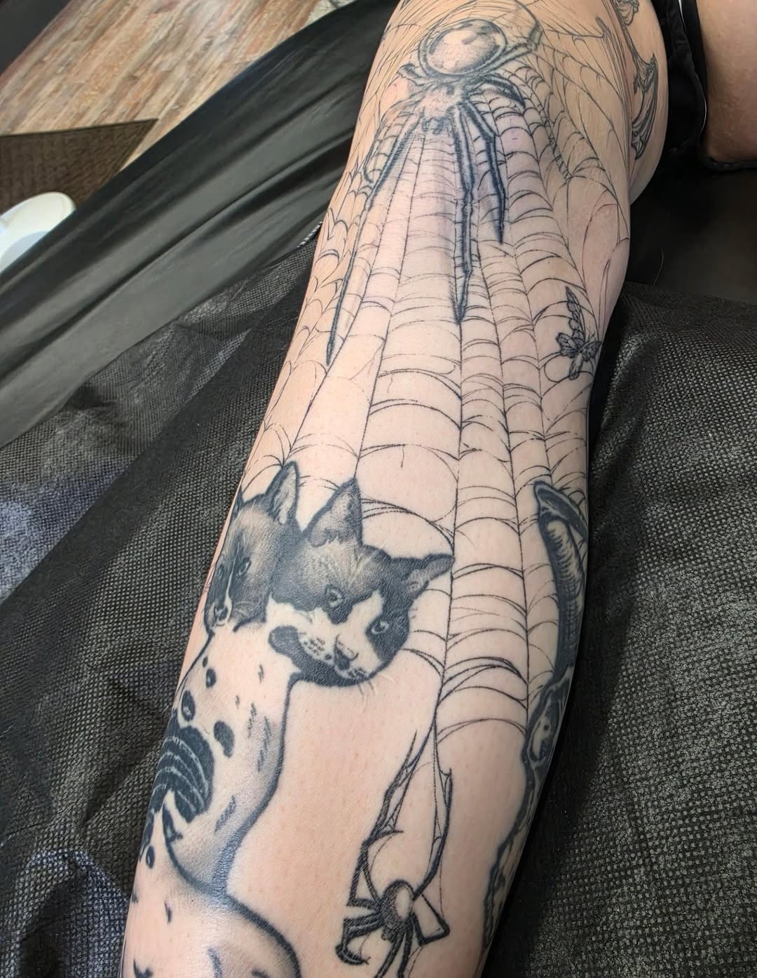 Tattoo by @shannongatesart — black_and_grey, realism