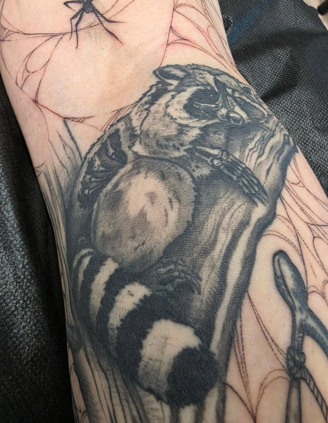 Tattoo by @shannongatesart — realism, black_and_grey