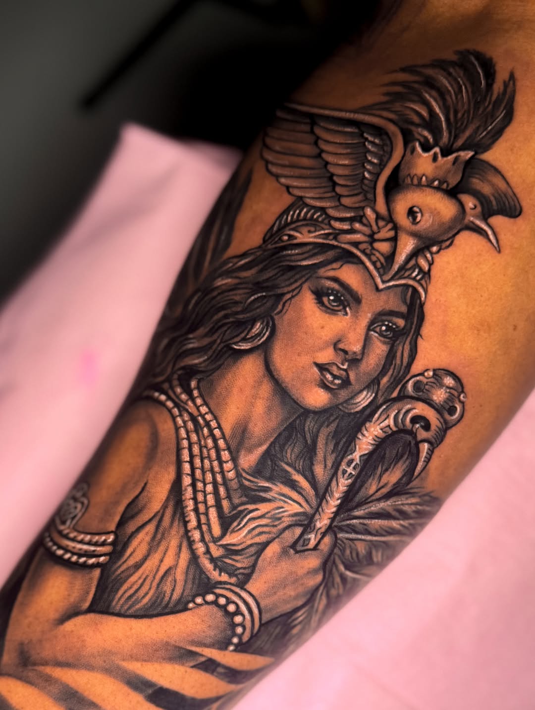 Tattoo by @recky.tattoos — realism, black_and_grey