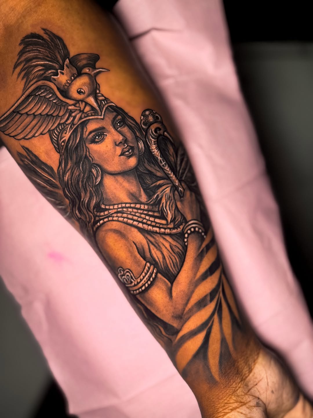 Tattoo by @recky.tattoos — realism, black_and_grey