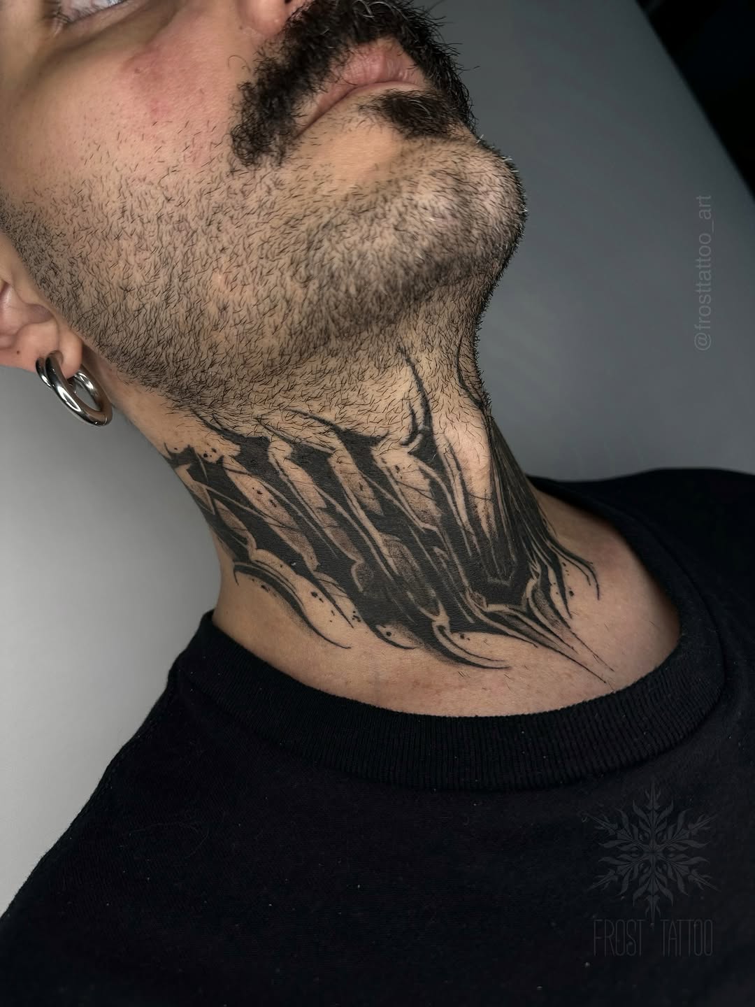 Tattoo by @frosttattoo_art — blackwork, ornamental