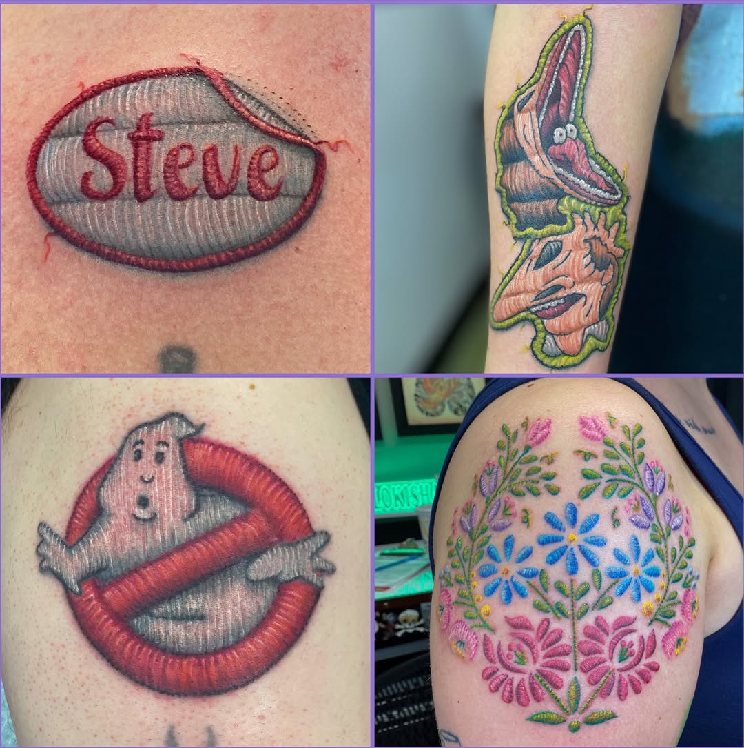 Tattoo by @lokishanedefriece — illustrative, lettering_script