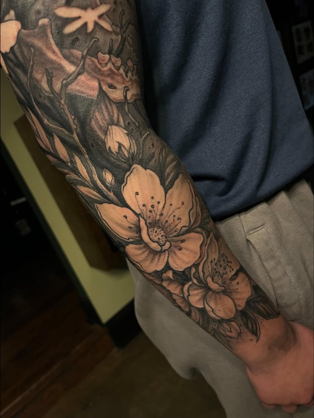 Tattoo by @evanmakesart — black_and_grey, realism