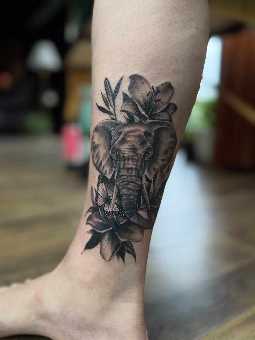 Tattoo by @waylenwaylen_ — realism, black_and_grey
