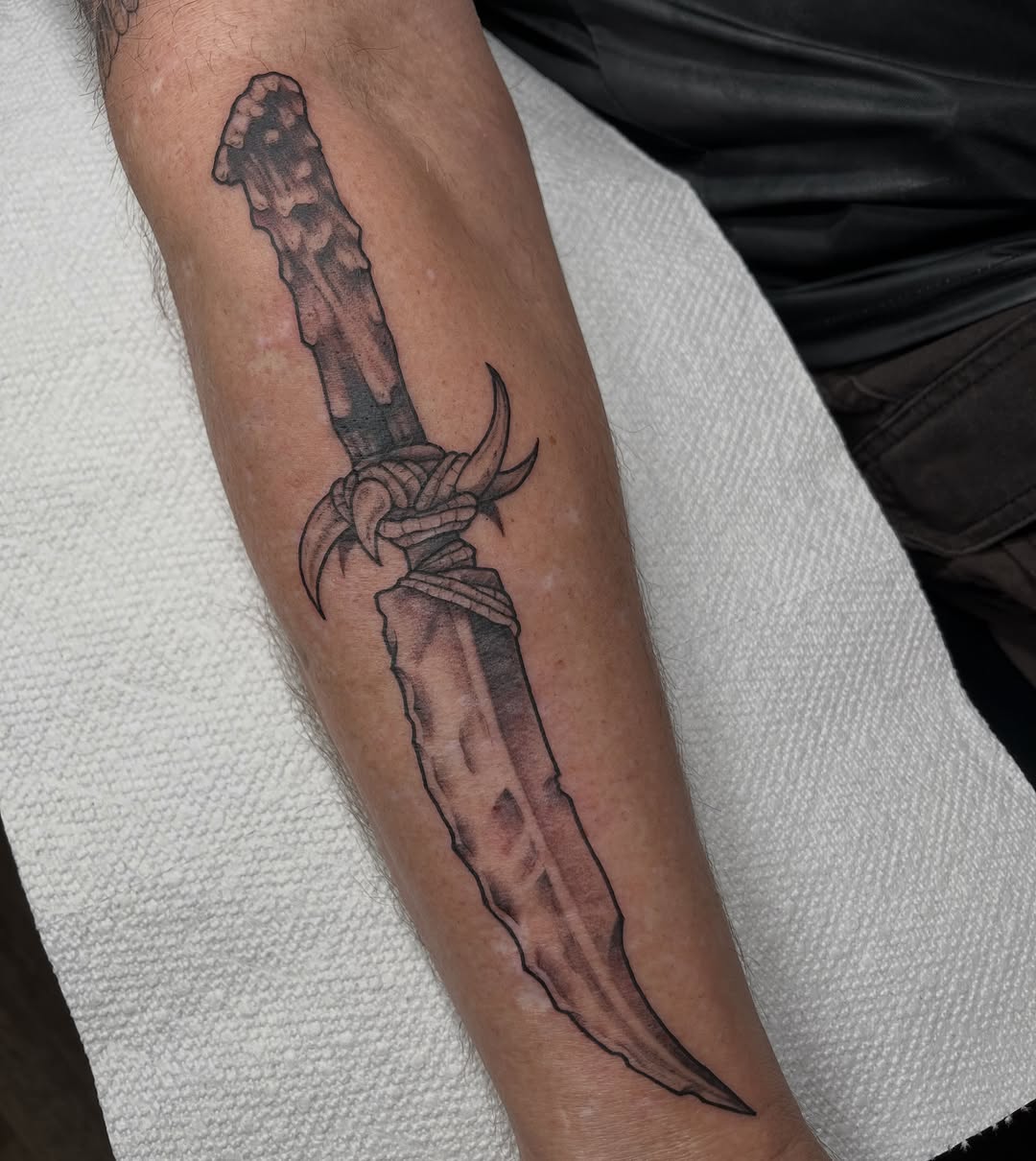Tattoo by @tys.tattoos12 โ black_and_grey