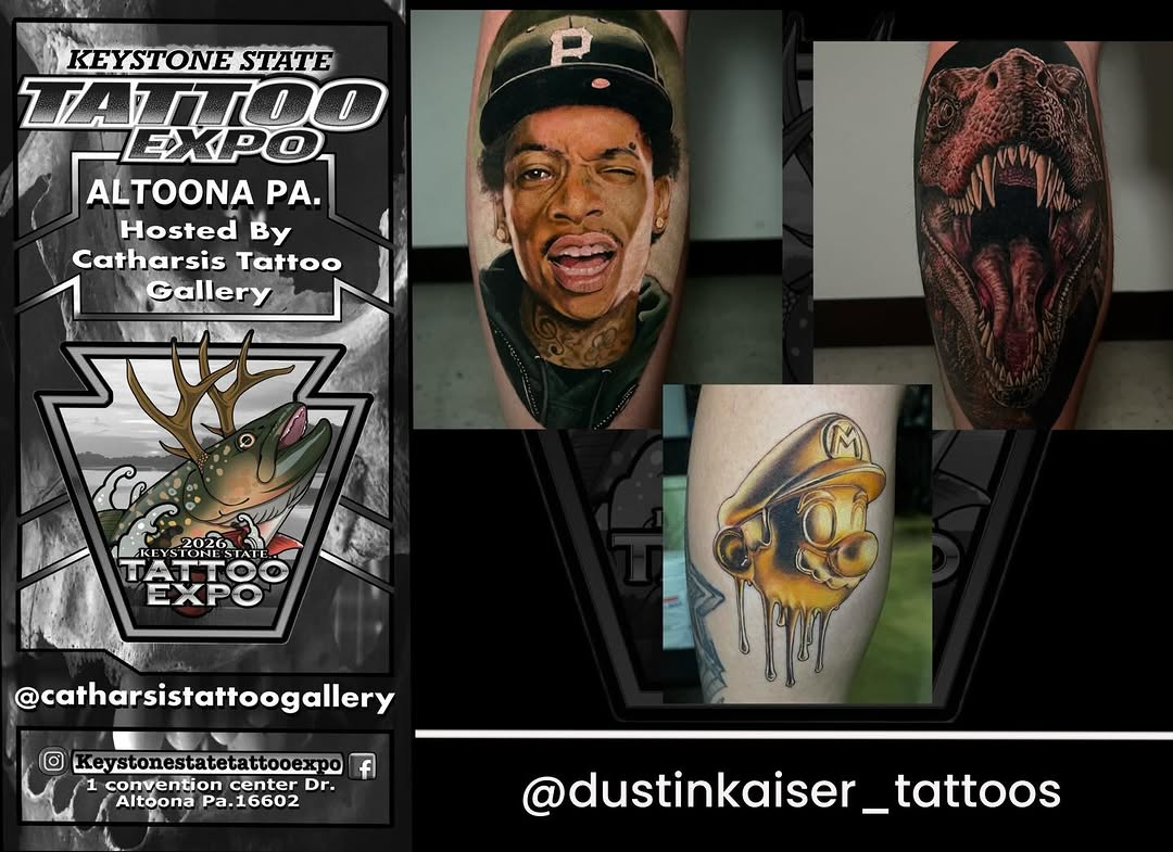 Tattoo by @dustinkaiser_tattoos โ realism, black_and_grey