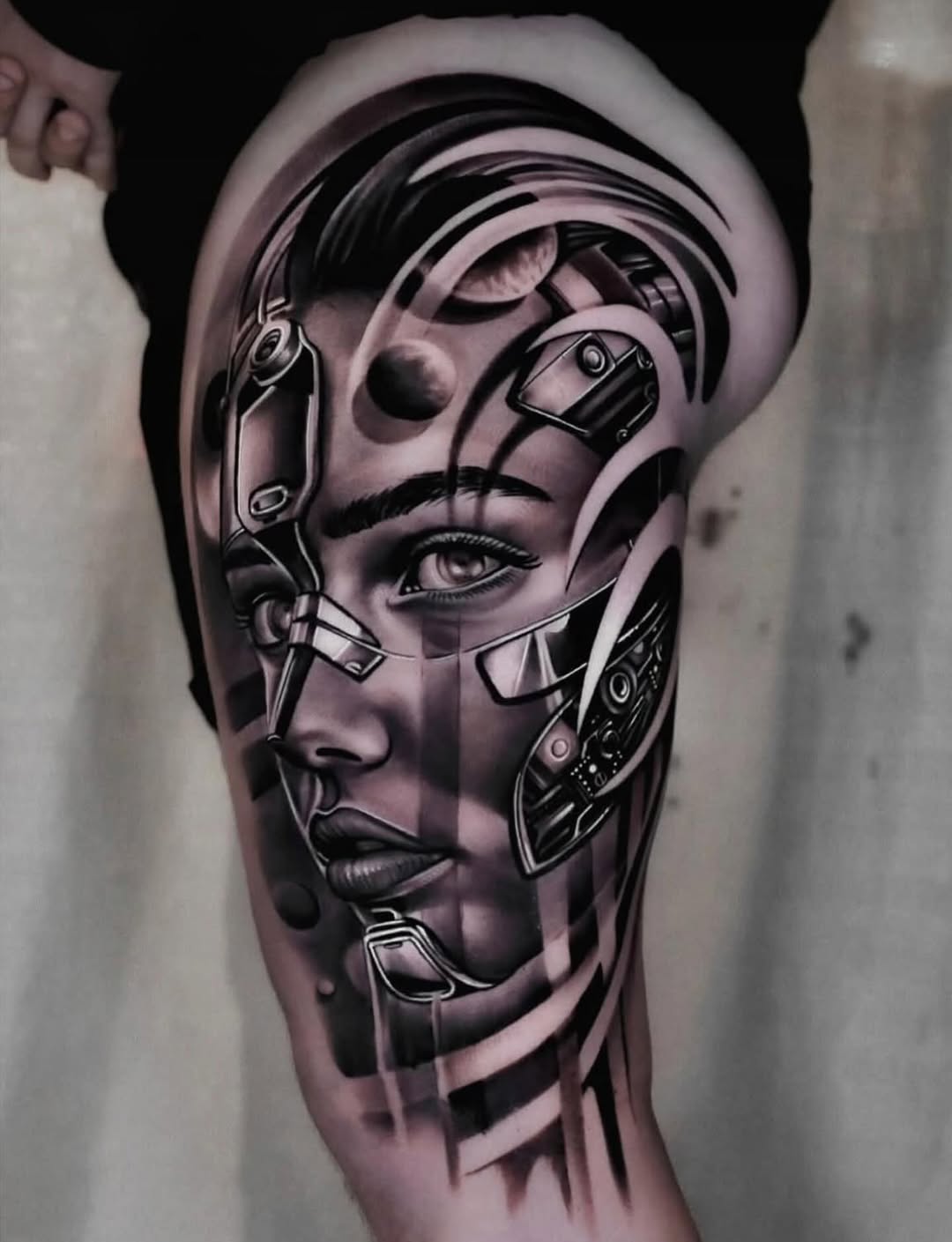 Tattoo by @anthonyclesceritattoo — realism, black_and_grey