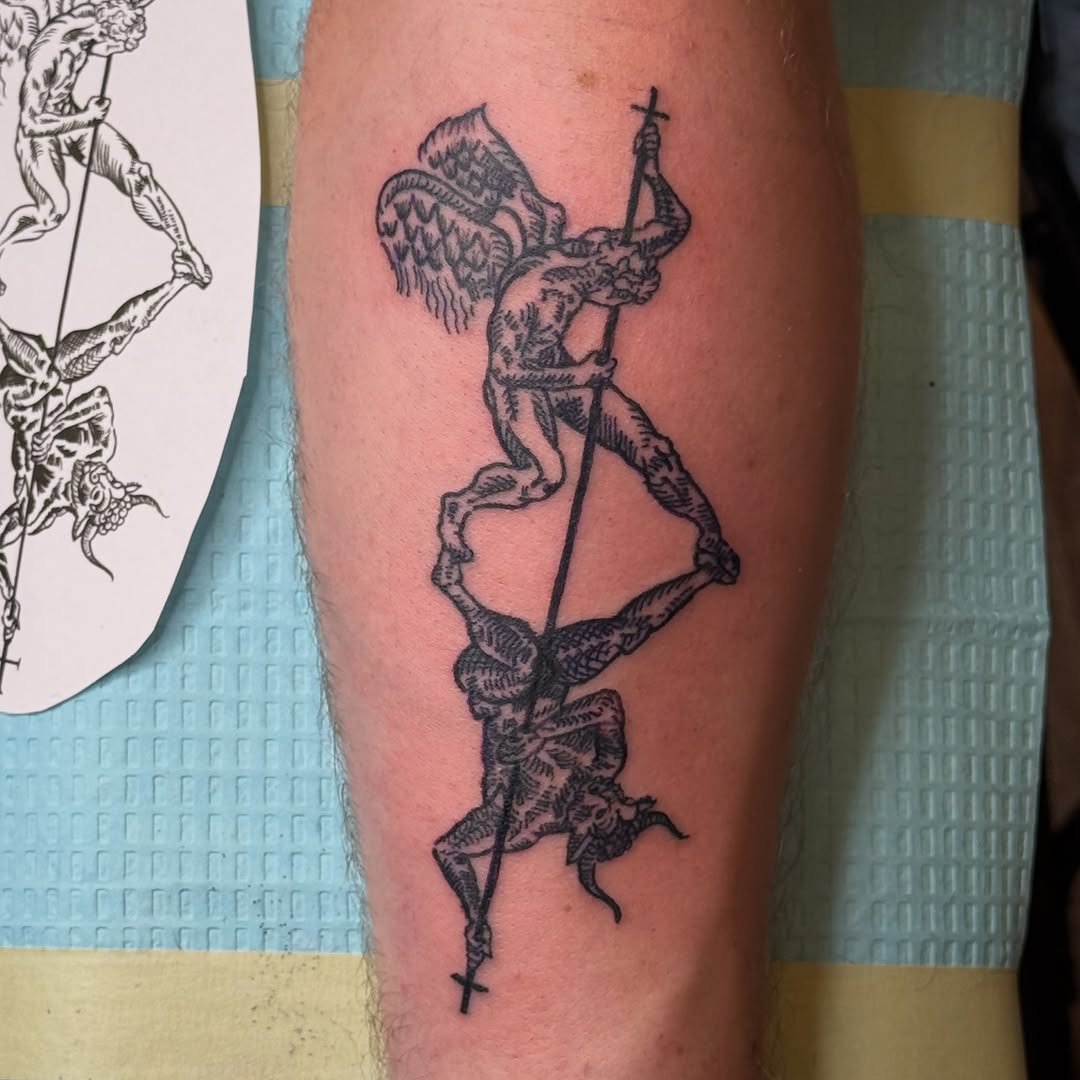 Tattoo by @eguntor โ black_and_grey