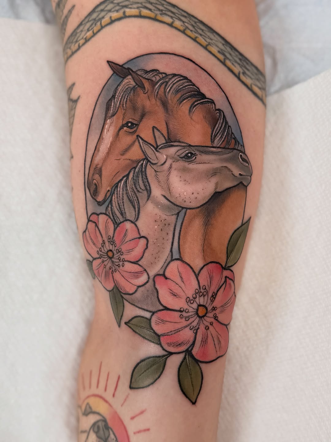 Tattoo by @rachaelshelly — illustrative, realism