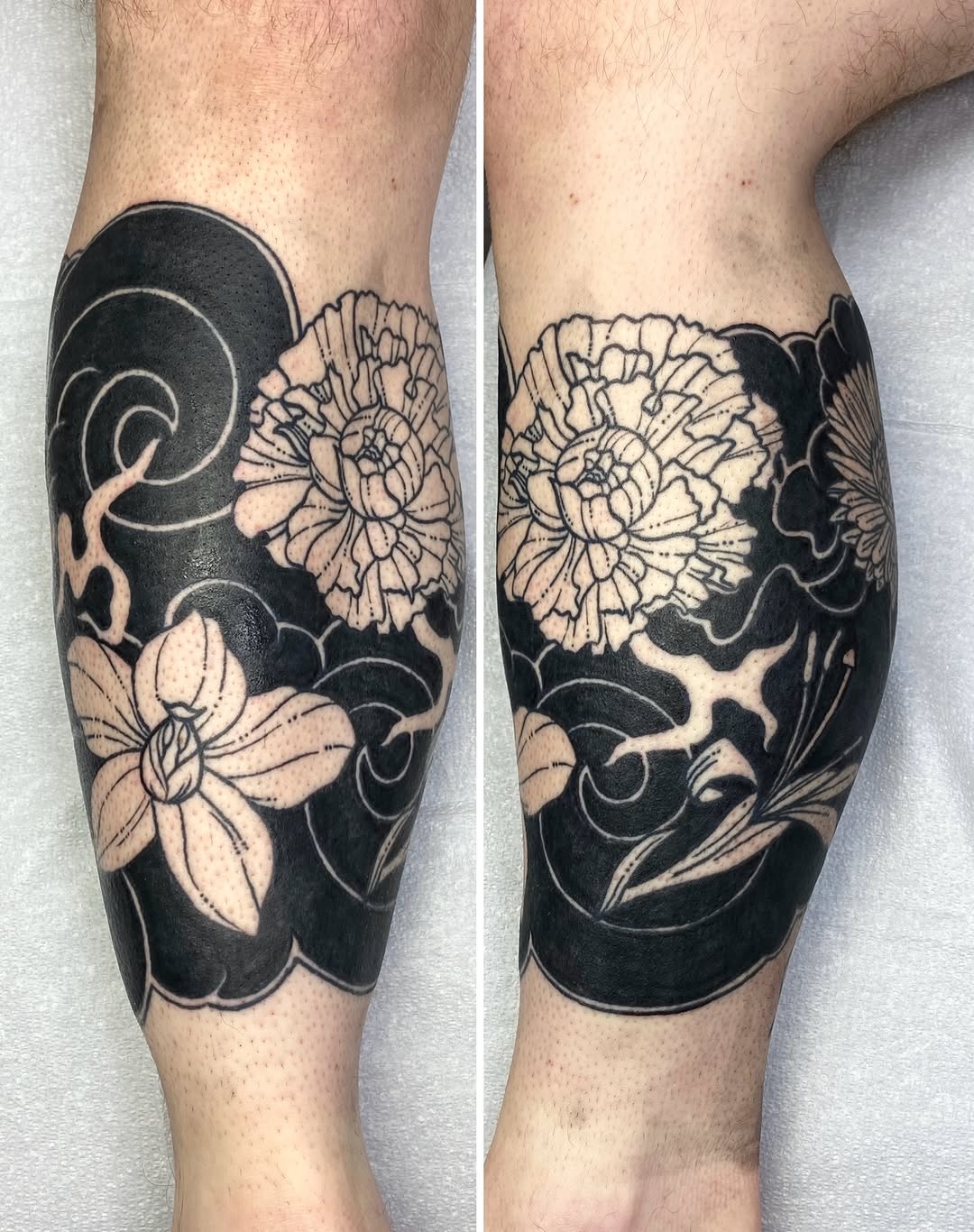Tattoo by @mikegor โ japanese_irezumi, blackwork