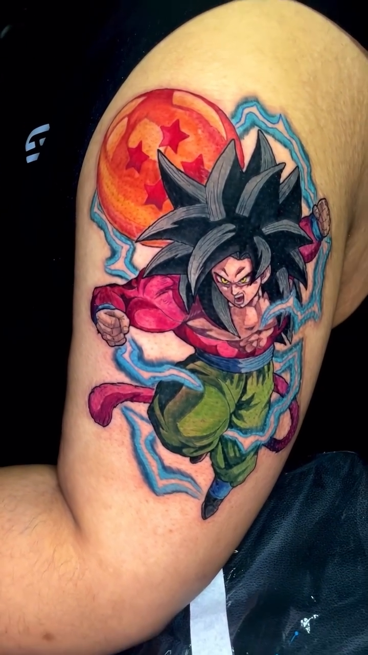 Tattoo by @relliott_artist โ anime