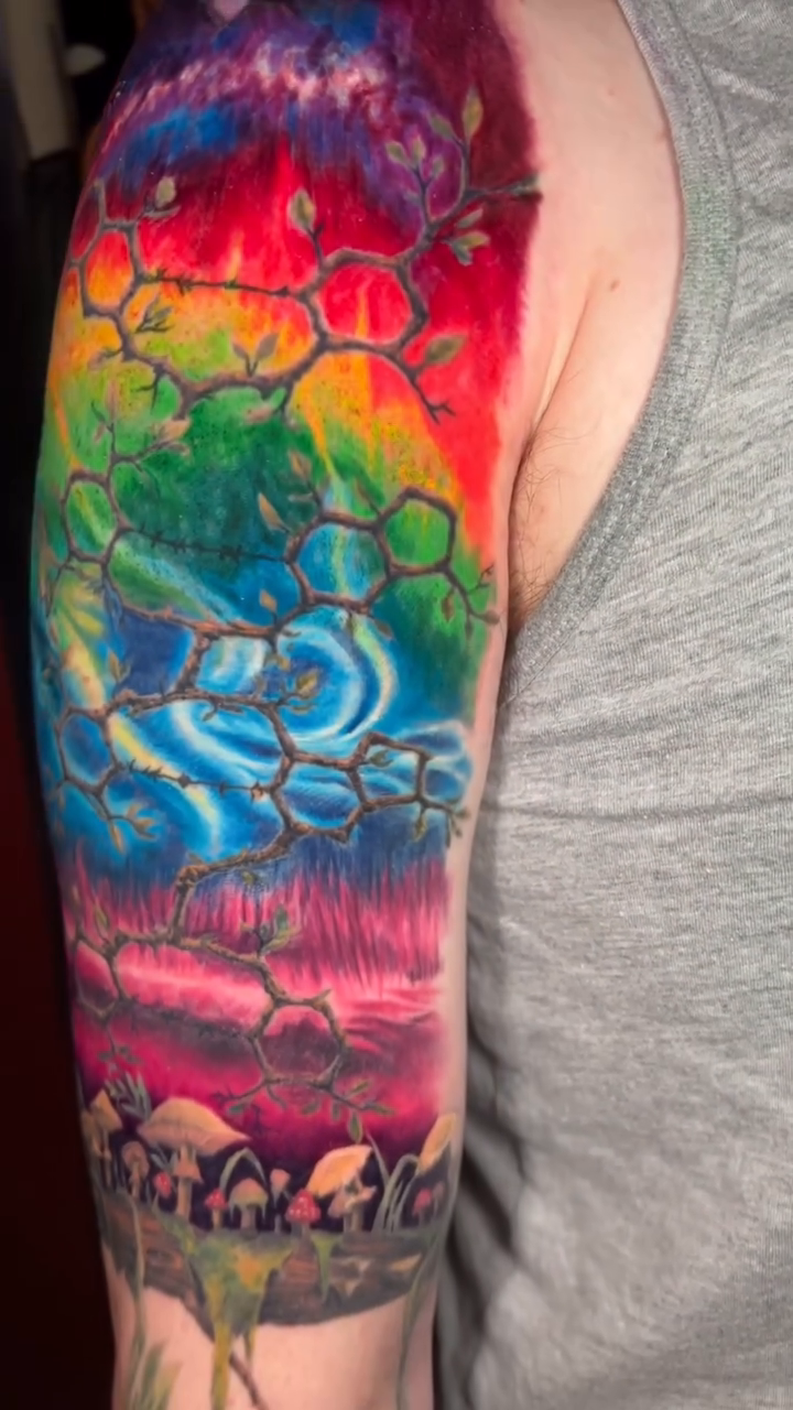 Tattoo by @paisleytattoos — illustrative, watercolor