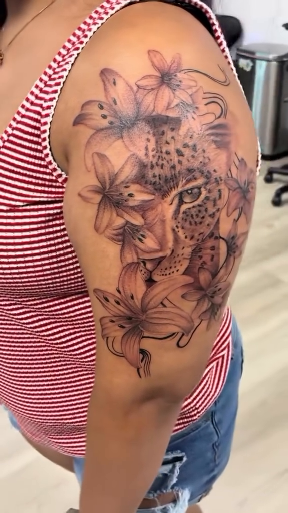 Tattoo by @tattzbyluma_ โ realism, black_and_grey