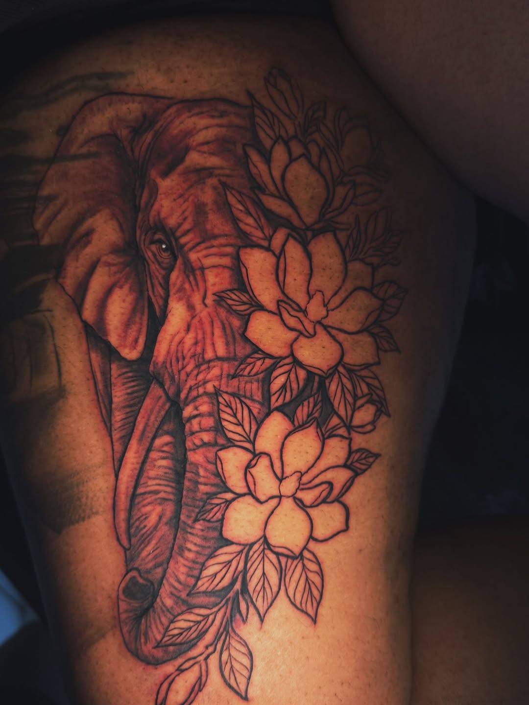 Tattoo by @inkbyt0ny — realism, black_and_grey