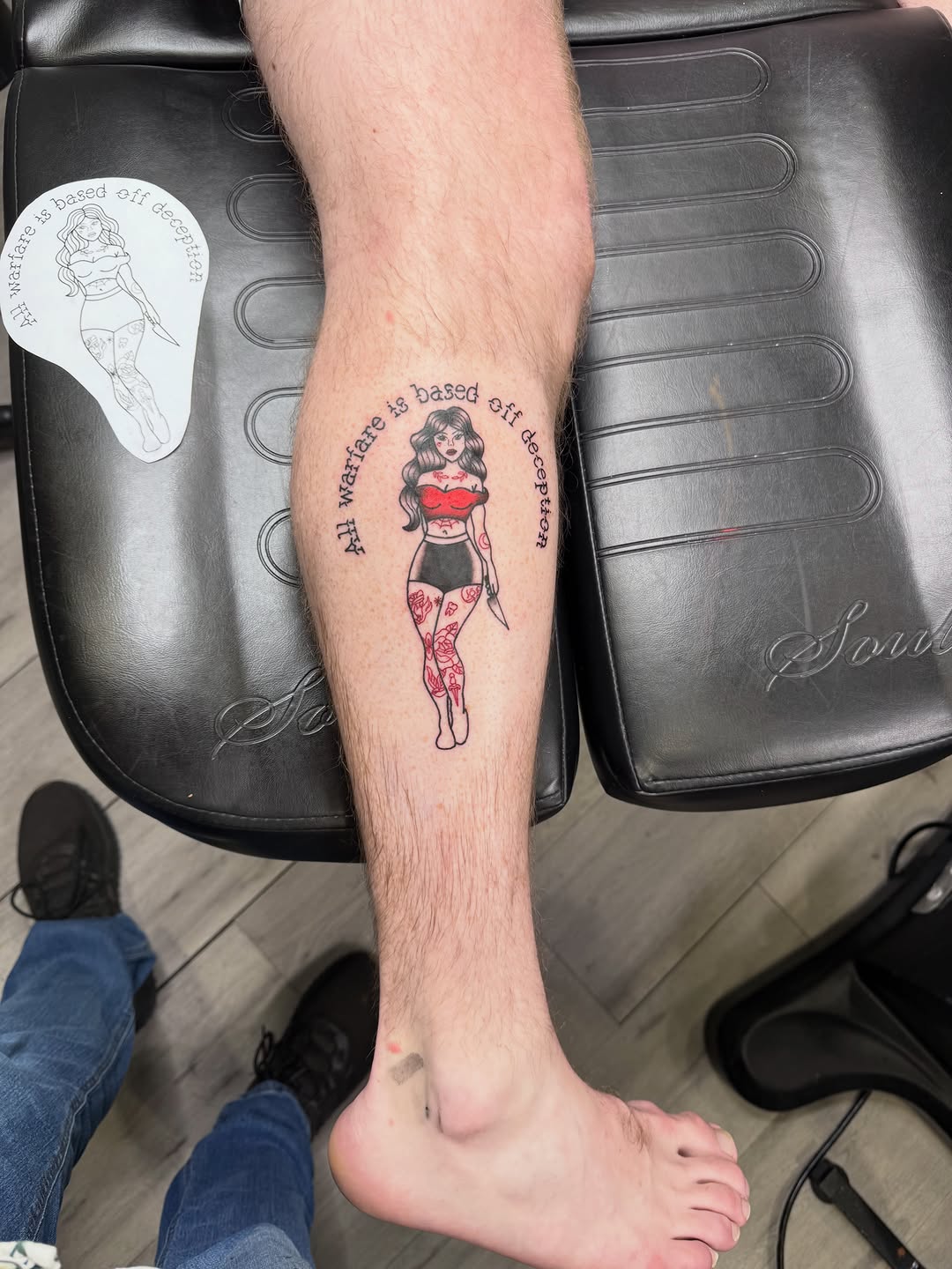 Tattoo by @brandonspindlertattoos — american_traditional, lettering_script